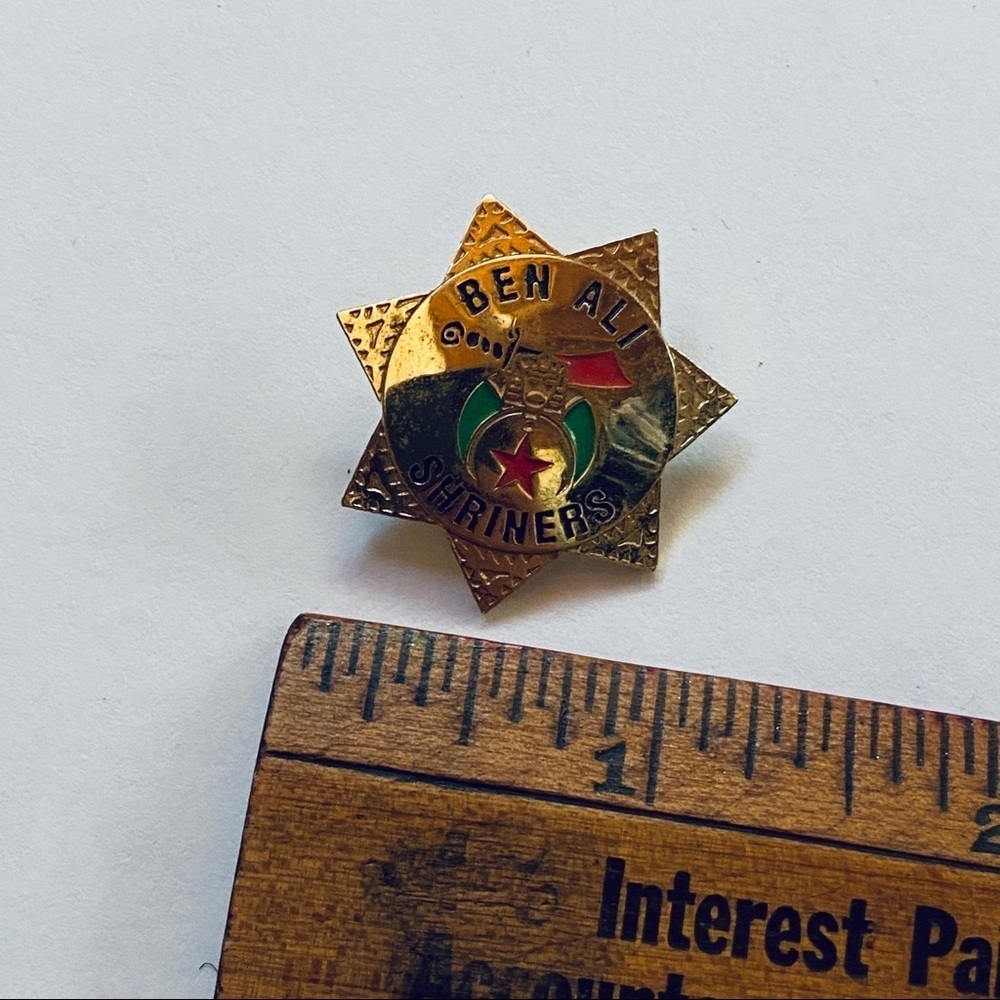 Ben Ali Shriners Vintage Star Pin - Picture 4 of 5